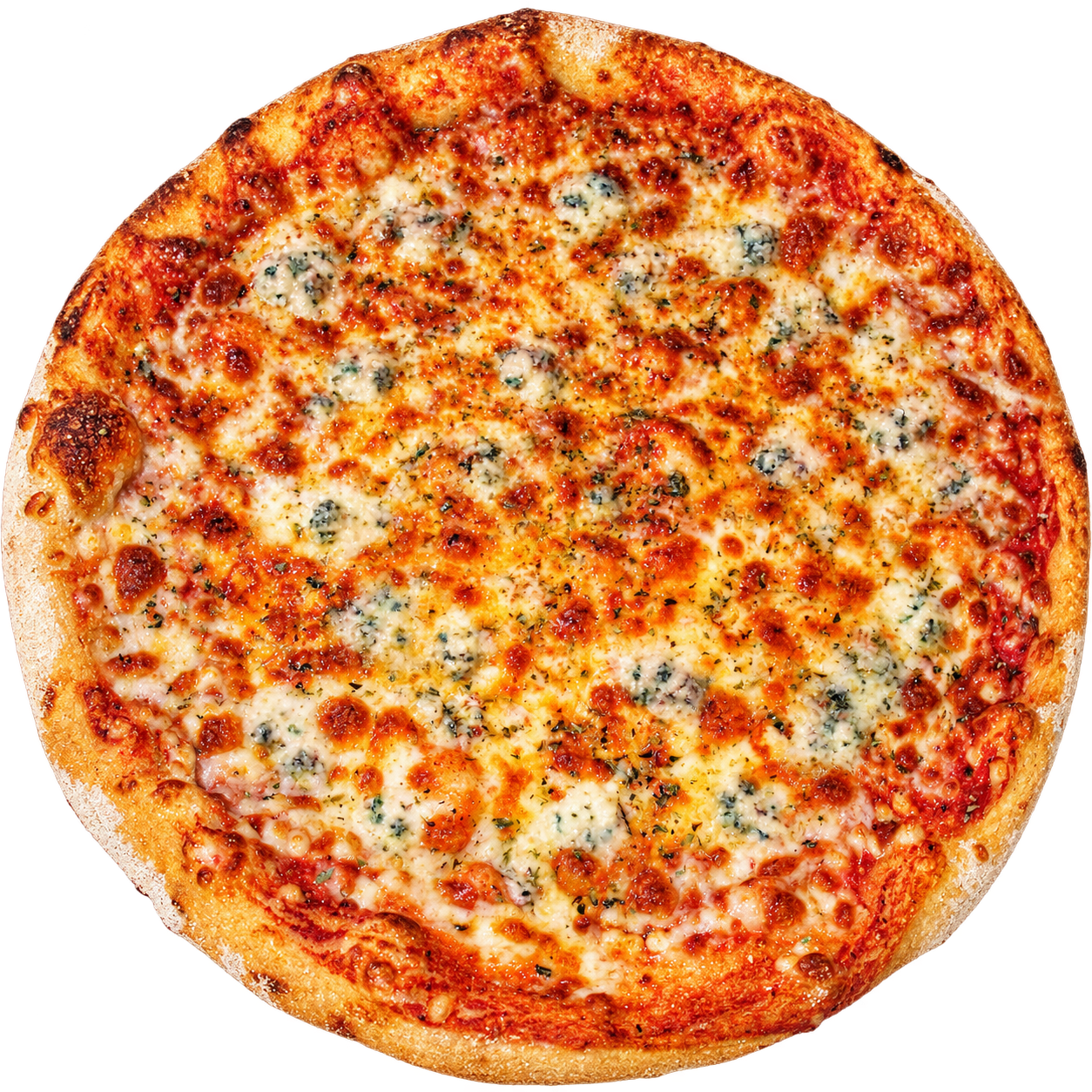 Pizza cuatro quesos de La Rouletta
