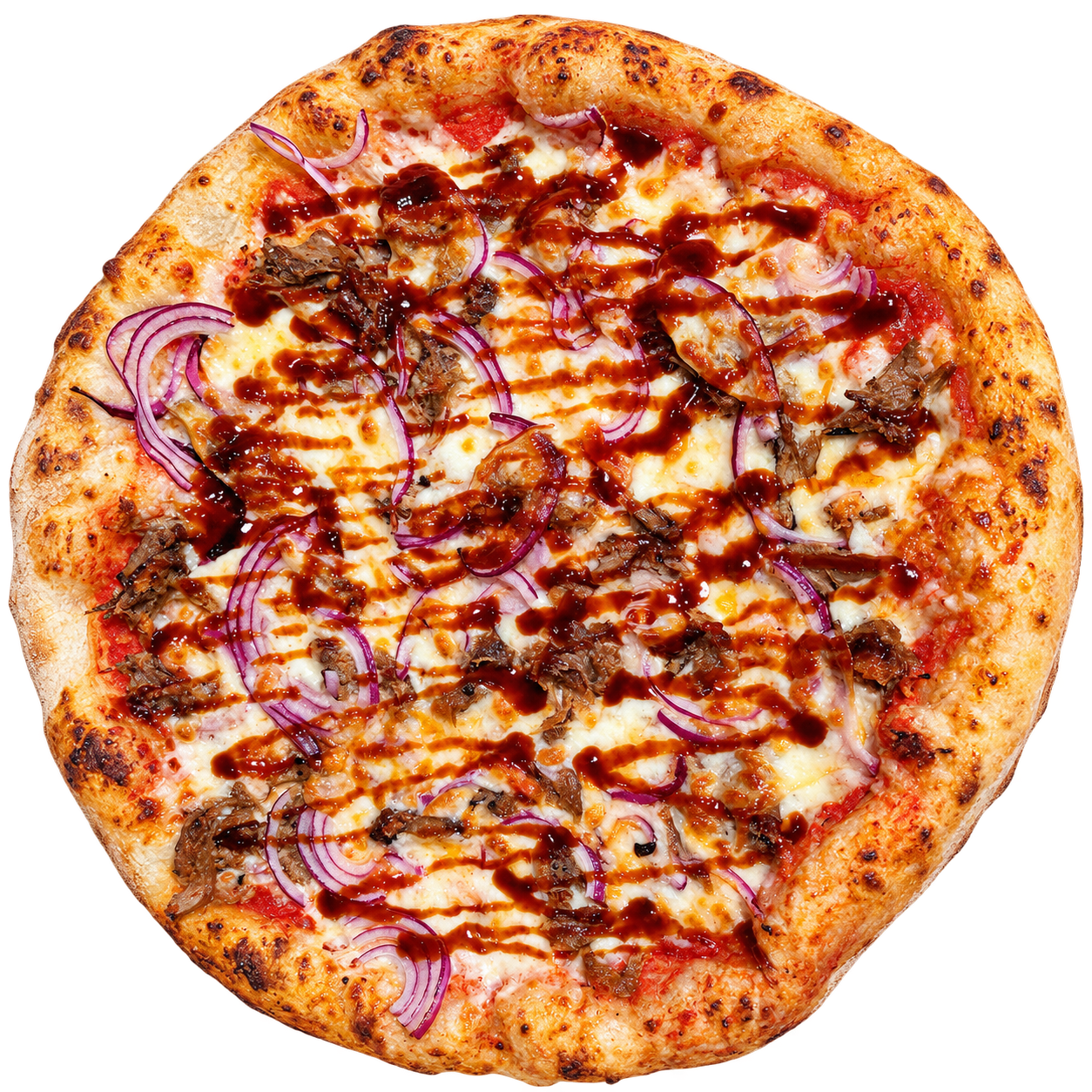 Pizza Costilla ahumada de La Rouletta